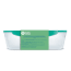 WW Transportbox aus Plastik grün und weiß in blauer Verpackung mit Produktbild Seitenansicht